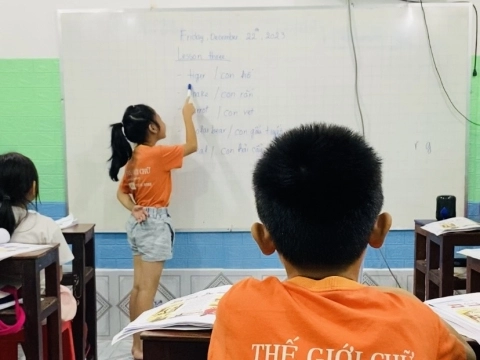 MỘT VÀI HÌNH ẢNH TRONG LỚP HỌC