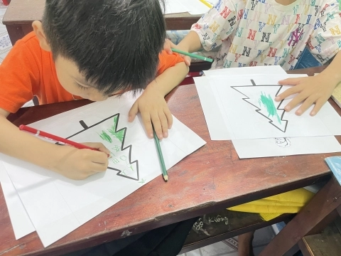 MỘT VÀI HÌNH ẢNH TRONG LỚP HỌC