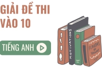 ĐỀ LUYỆN THI VÀO LỚP 10 MÔN TIẾNG ANH